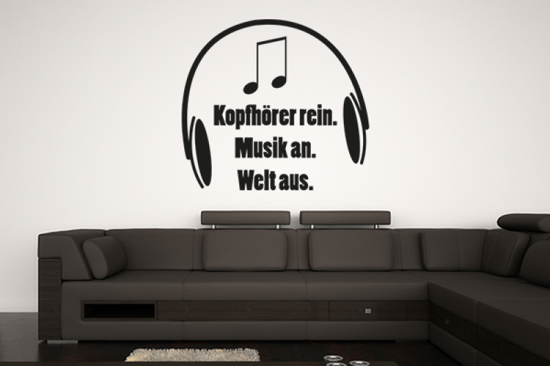 Kopfhrer rein. Musik an. Welt aus.