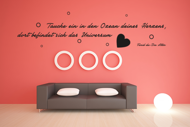Tauche ein in den Ozean deines Herzens, dort befindet sich das