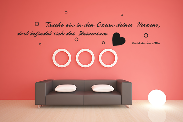 Tauche ein in den Ozean deines Herzens, dort befindet sich das Universum.